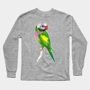 Moustached parakeet Long Sleeve T-Shirt